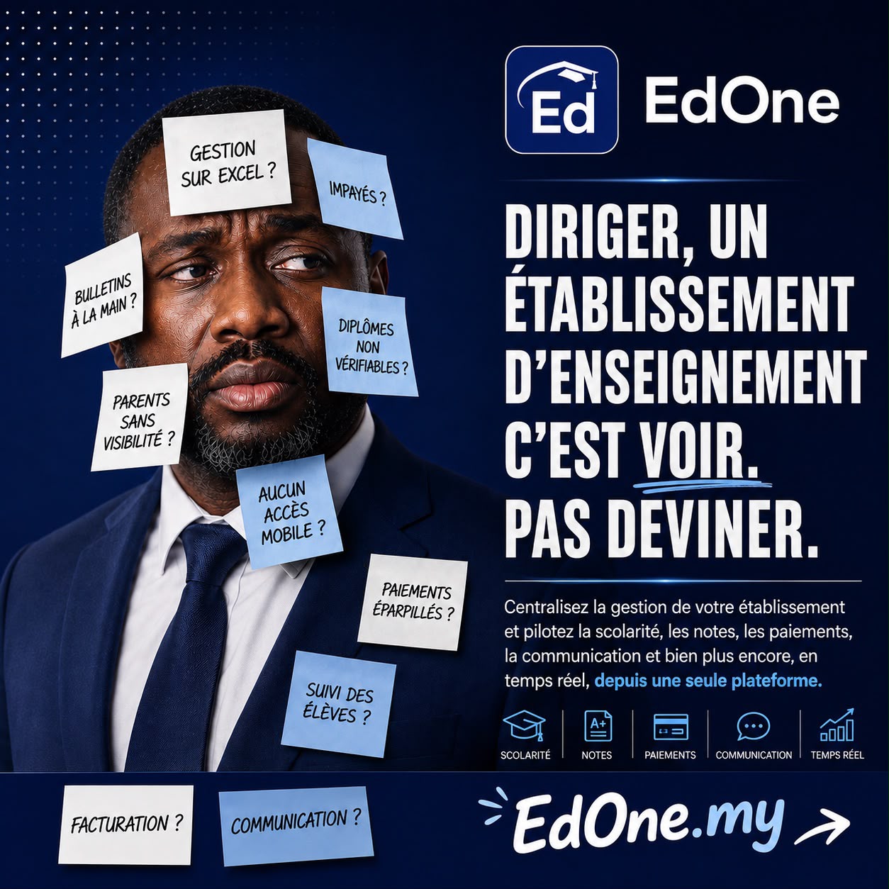 Diriger un établissement, c'est voir, pas deviner