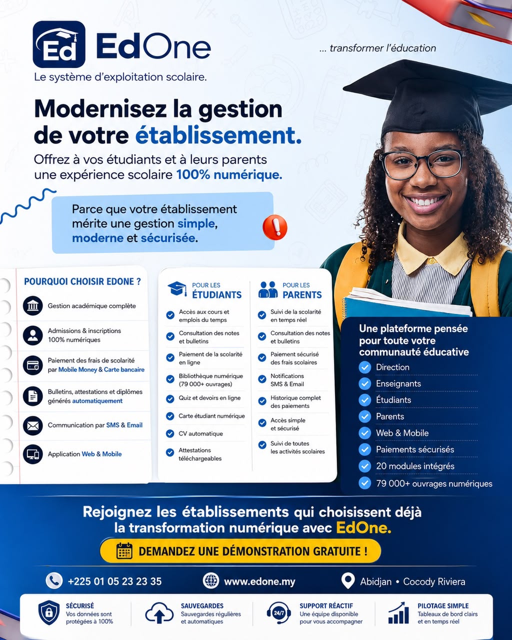 Modernisez la gestion de votre établissement  EdOne